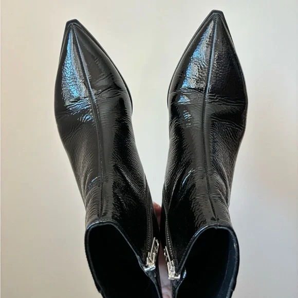 Everlane Boss Boot Black Patent - Picture 11 of 16